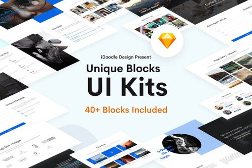 Blocks - Multipurpose UI Kits Sketch Template
