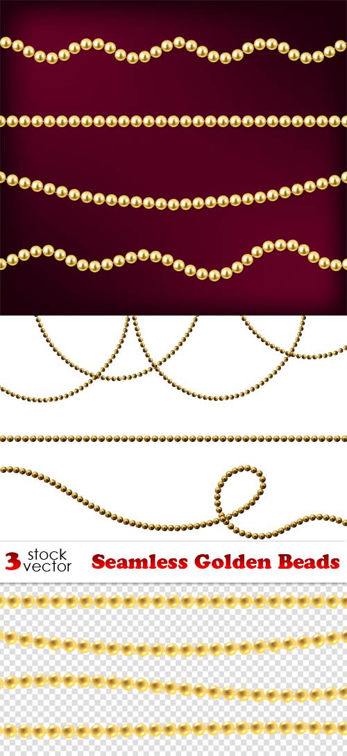 Vectors - Seamless Golden Beads