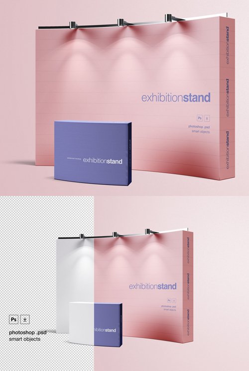 Download Exhibition Stand PSD Mockup » NitroGFX - Download Unique ...