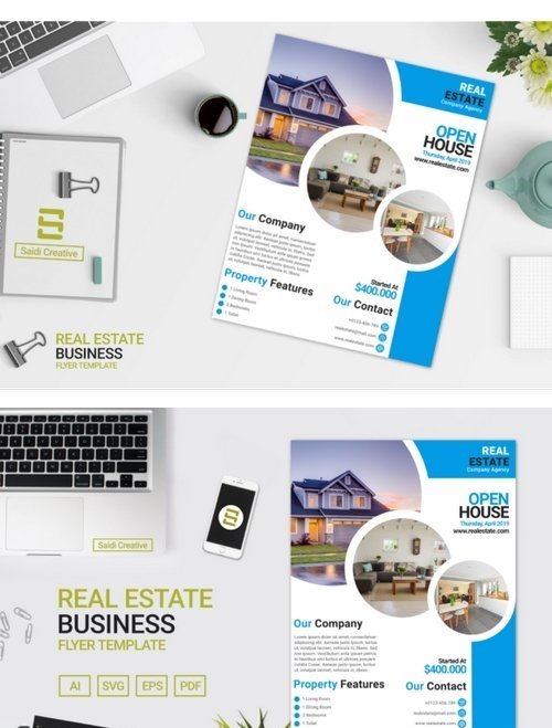CF - Real Estate Business Flyer Template 780711