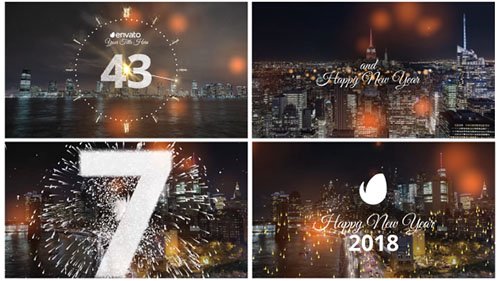Minimal New Year Countdown 2019 - Project for After Effects (Videohive)