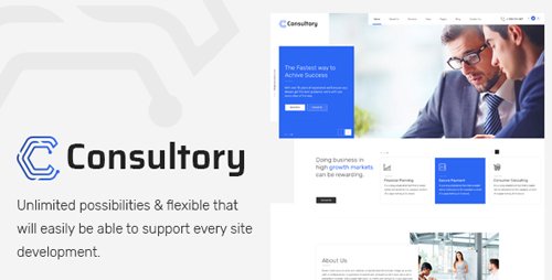 ThemeForest - Consultory - Multiuse Business, Finance, Industrial Template (Update: 4 December 18) - 22510167