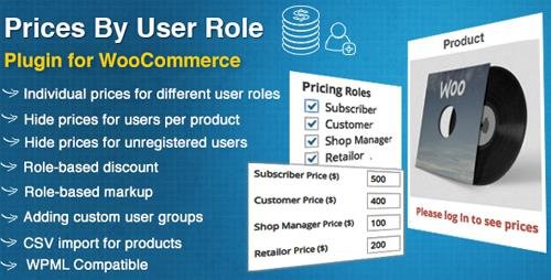 CodeCanyon - Prices By User Role for WooCommerce v4.3 - 8562616