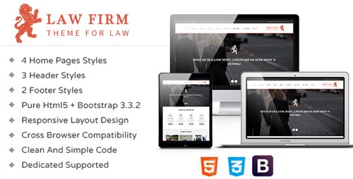ThemeForest - Law Firm - Responsive HTML Template (Update: 15 October 18) - 13647827