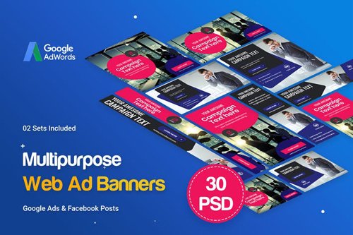 Multipurpose, Business, Startup Banners Ad - 8T5D3P