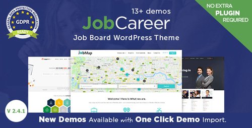 ThemeForest - JobCareer v2.4.1 - Job Board Responsive WordPress Theme - 14221636 - NULLED