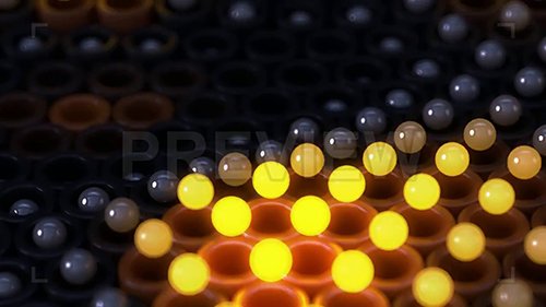 MA - Lit Spheres On Tubes Background 141576