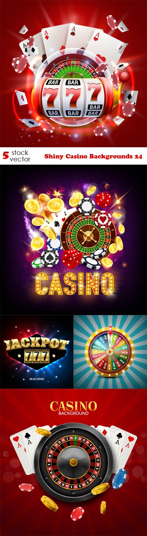 Vectors - Shiny Casino Backgrounds 24