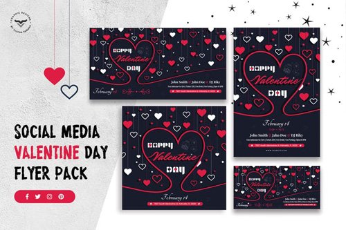 Valentines Day Social Media Template - TU7L8K