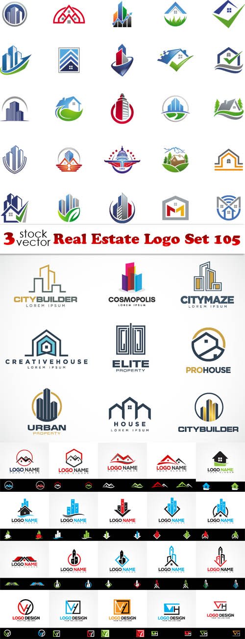 Vectors - Real Estate Logo Set 105