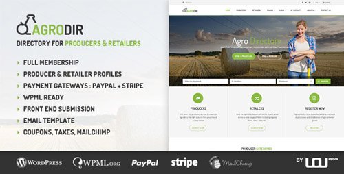 ThemeForest - Agrodir v1.1.0 - Directory for Producers & Retailers - 17273490