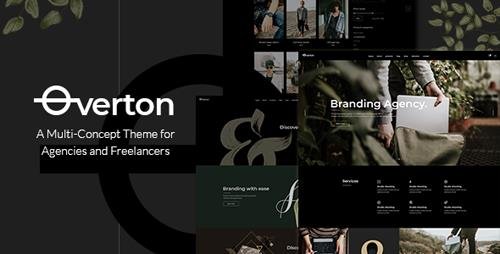 ThemeForest - Overton v1.1 - A Creative Multi-Concept Theme for Agencies and Freelancers - 22432375