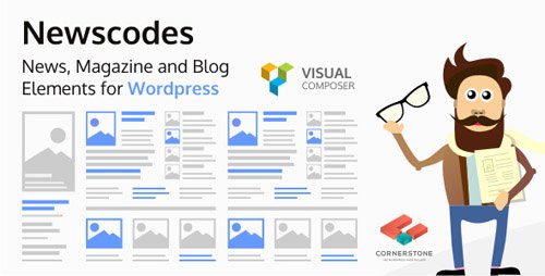 CodeCanyon - Newscodes v2.3.2 - News, Magazine and Blog Elements for Wordpress - 14714969