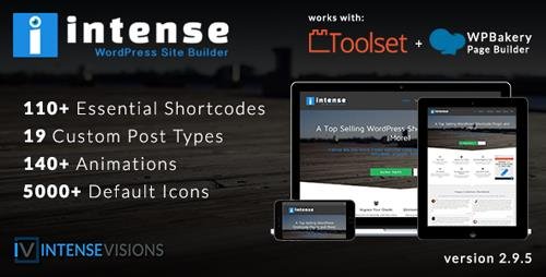 CodeCanyon - Intense v2.9.5 - Shortcodes and Site Builder for WordPress - 5600492