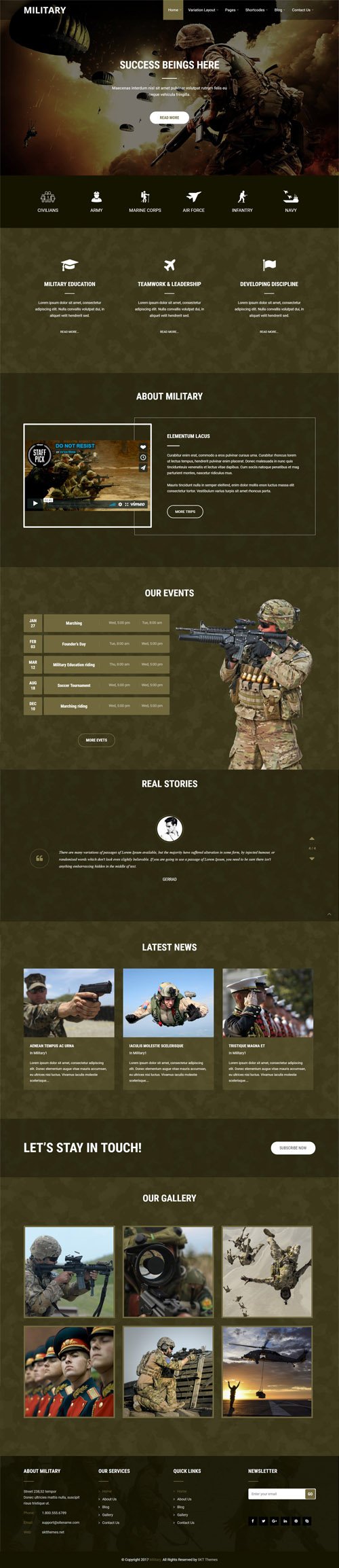 SKT Themes - Military v1.0 - Responsive WordPress Theme
