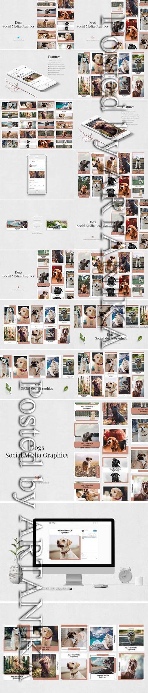 CM - Dogs Instagram, Facebook, Pinterest, Twitter Posts