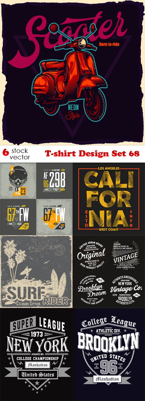 Vectors - T-shirt Design Set 68