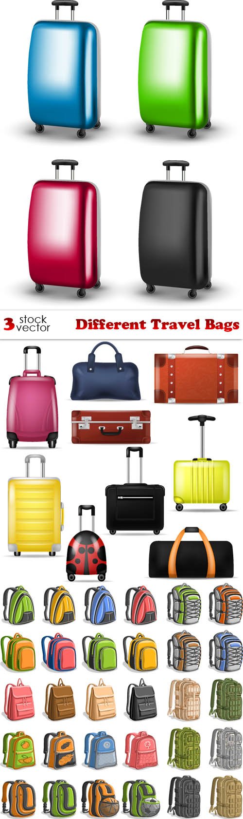 Vectors - Different Travel Bags