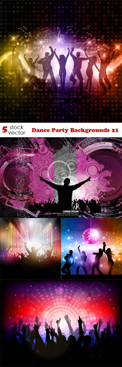 Vectors - Dance Party Backgrounds 21