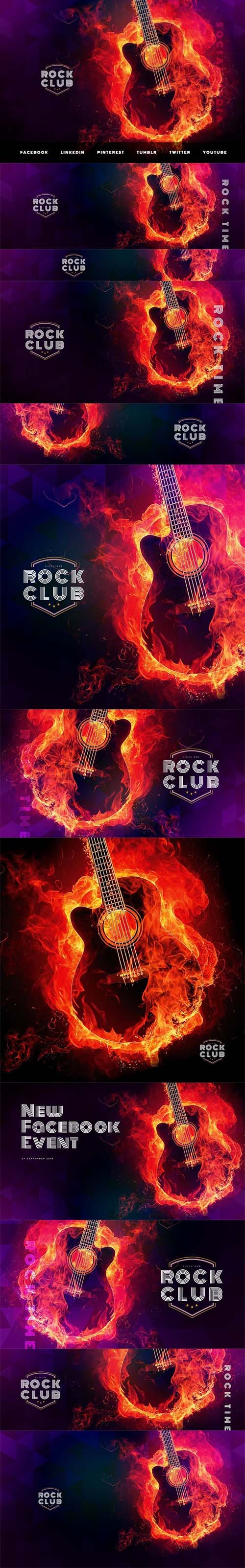 Rock Club & Party - Social Media Kit