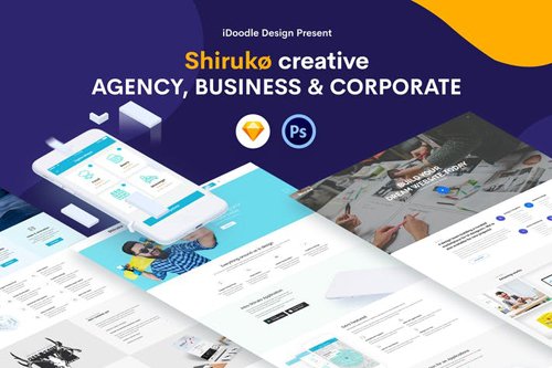 Shiruko - Creative Agency, Business Template