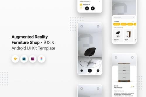 Augmented Reality Furniture Shop iOS & Android App