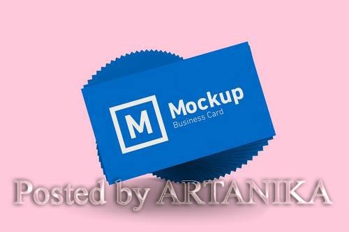 Business Card Abstract Mockup