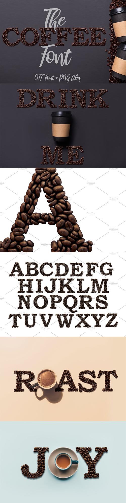 CreativeMarket - Coffee - OTF colour font + Extras - 3603350