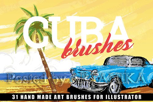 Cuba Illustrator Brushes