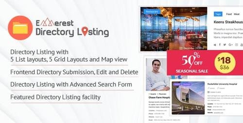 CodeCanyon - Everest Business Directory v1.2.4 - A Complete Business Directory WordPress Plugin - 22691691