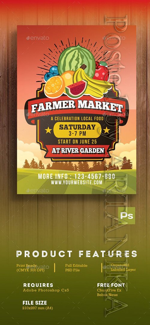 Graphicriver - Farmer Market Flyer 16515694
