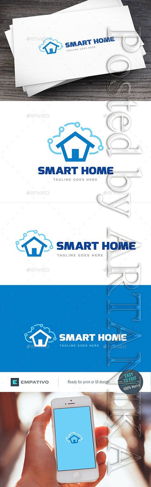 Graphicriver - Smart Home Logo Template 11307418