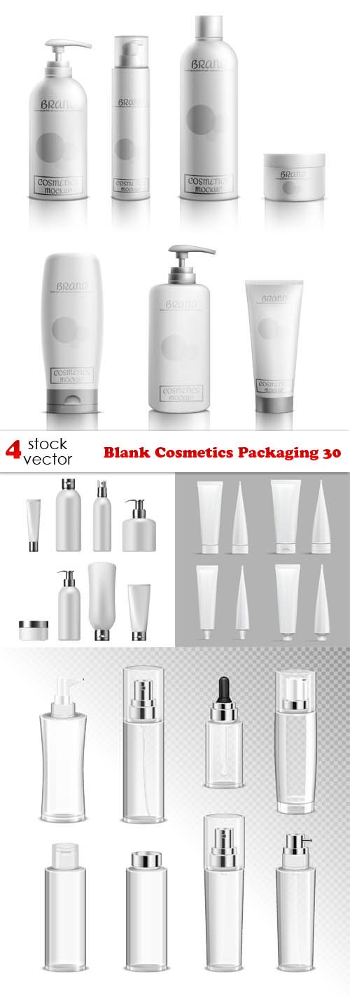 Vectors - Blank Cosmetics Packaging 30