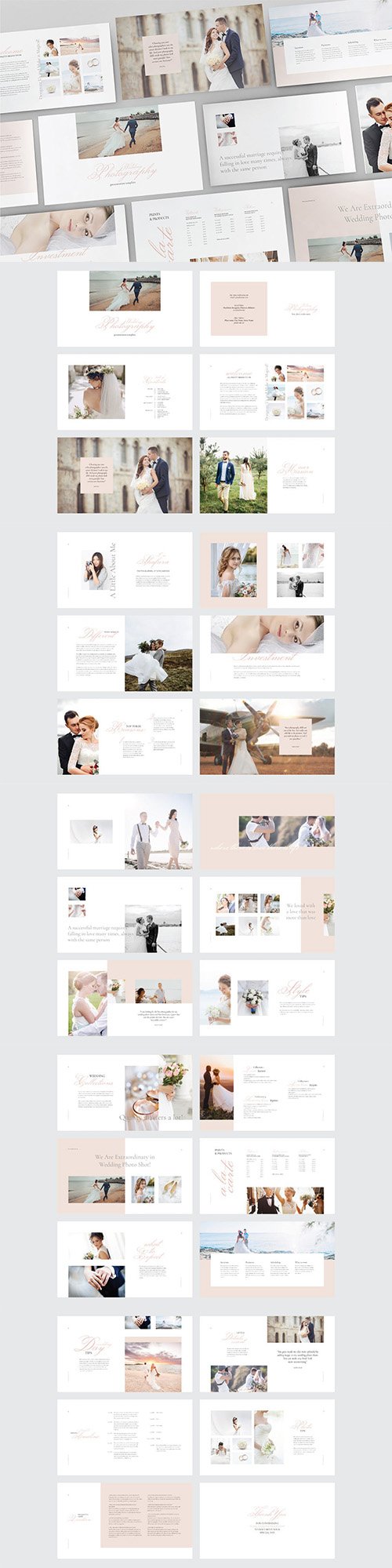 WEDDING PHOTOGRAPHY - Powerpoint Template V99