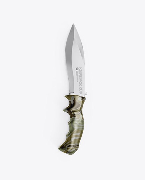 Metallic Knife Mockup 39490 TIF