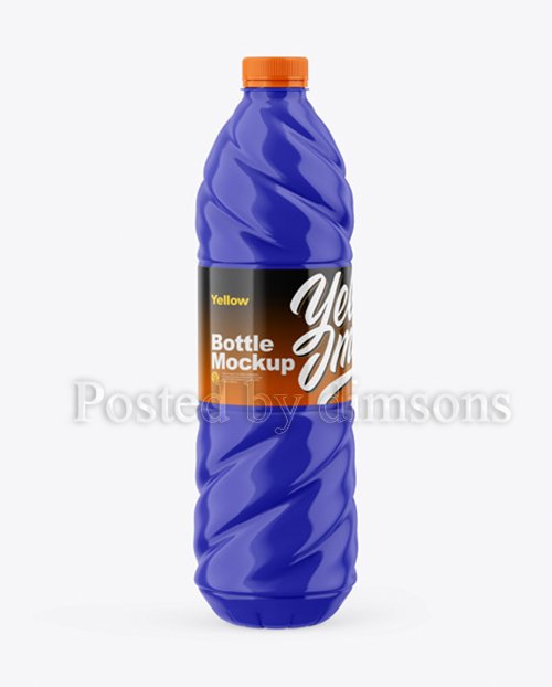 Glossy Plastic Bottle Mockup 43088 TIF