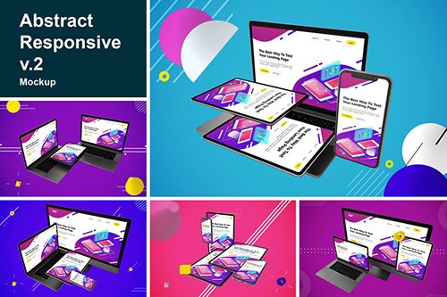 Abstract Responsive v.2 PSD