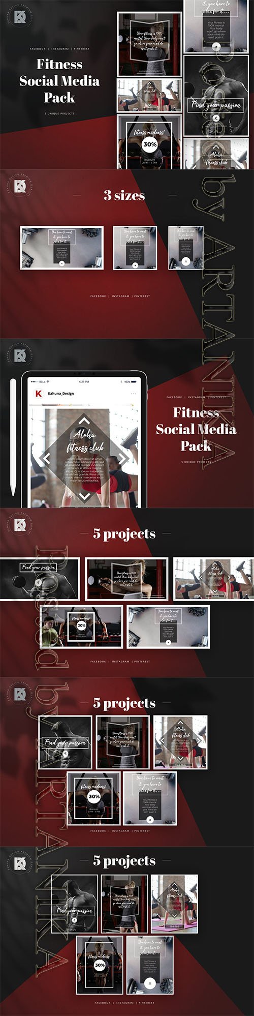 Fitness Social Media Pack