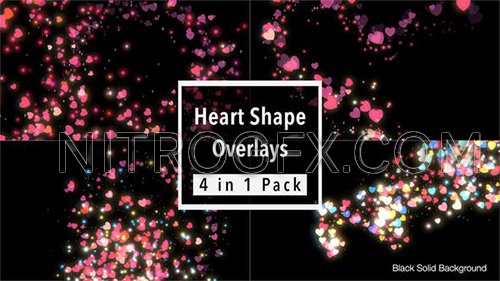 Heart Shape Overlays Pack 21667019