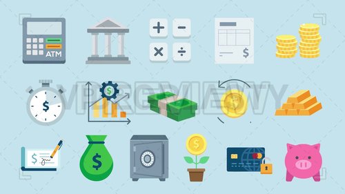MA - Finance Icons Pack 208471