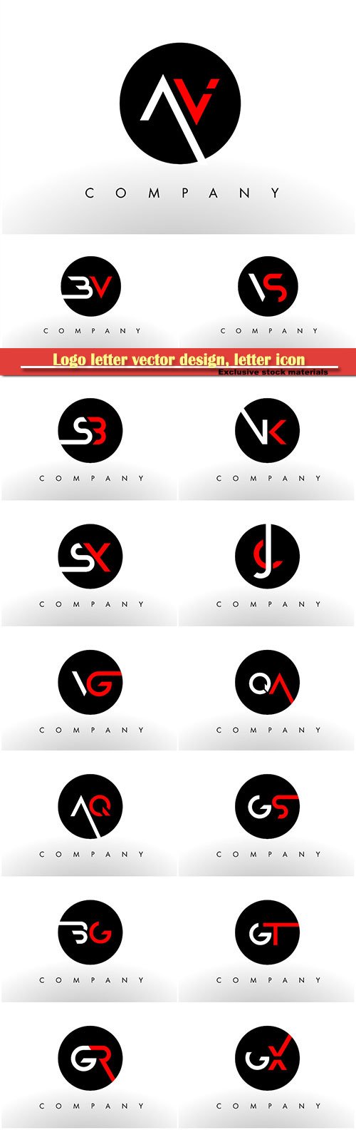 Logo letter vector design, letter icon # 16