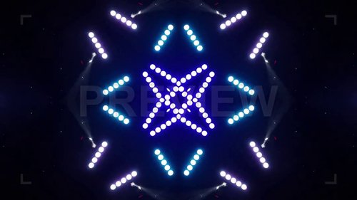 MotionArray - 2 LED Shapes Kaleida 219187