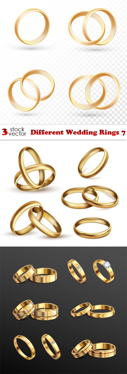 Vectors - Different Wedding Rings 7