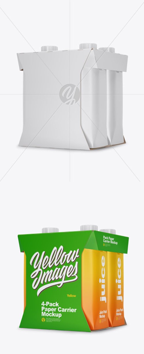 4 Pack Paper Carrier Mockup 42276 TIF » NitroGFX - Download Unique Graphics For Creative Designers