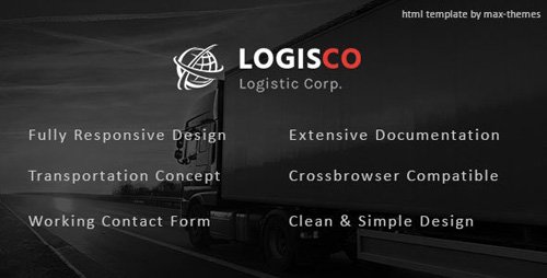 ThemeForest - Logisco v1.0 - Logistics & Transportation HTML Template - 23479389