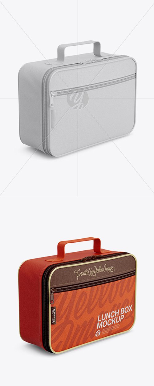 Lunch Box Mockup - Half Side View 23023 TIF » AVAXGFX - All Downloads ...