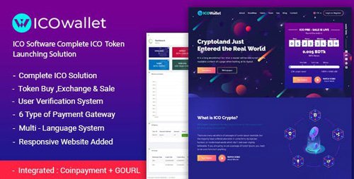 CodeCanyon - ICOWallet v1.2 - ICO Script | Complete ICO Software and Token Launching Solution - 23203151 - NULLED