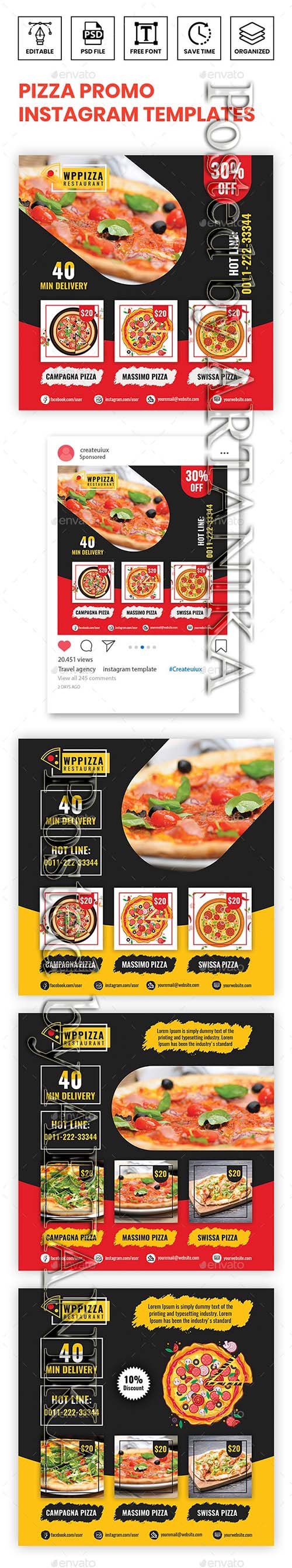 Pizza Promo Instagram Templates 23844901