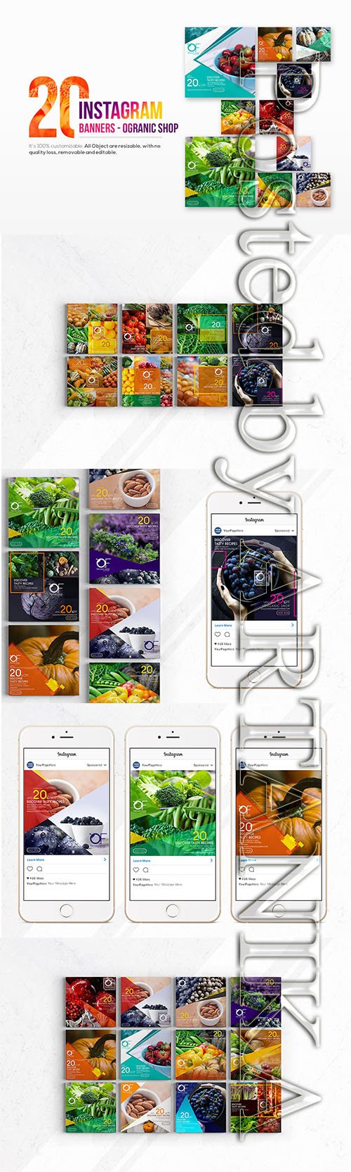 20 Instagram Organic Shop Banners