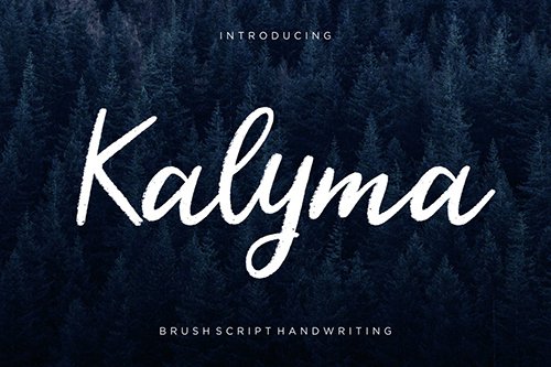 Kalyma Brush Script